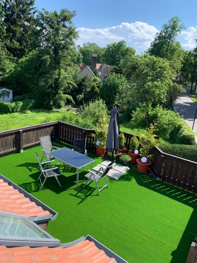 Ferienwohnung Zum Schloss Halbe Buitenkant foto