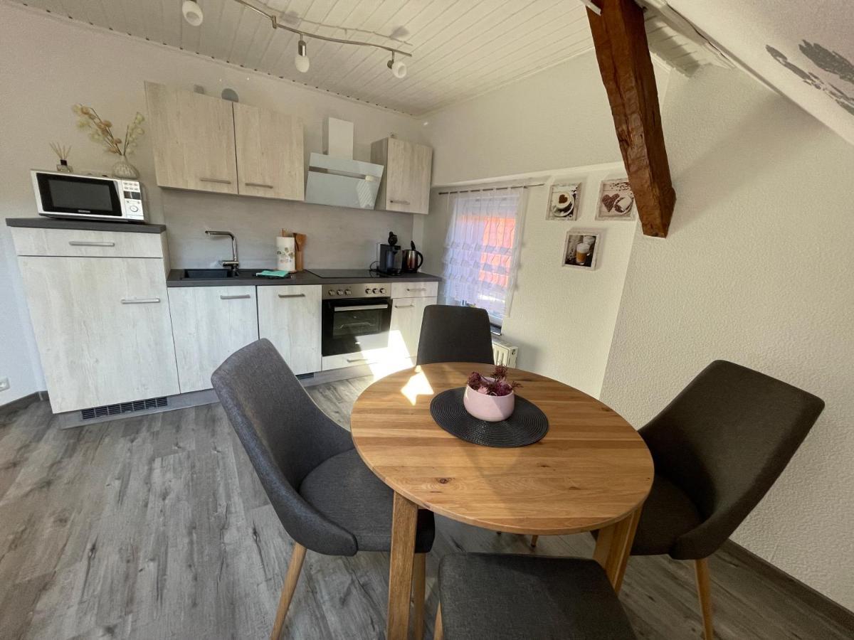 Ferienwohnung Zum Schloss Halbe Buitenkant foto
